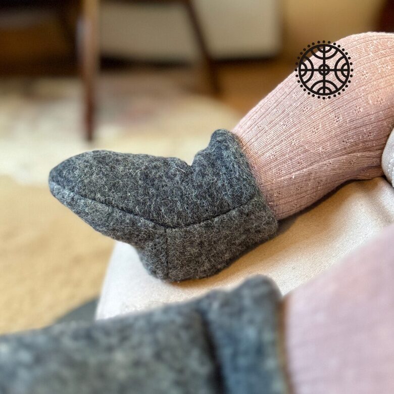 Vilnas zābaciņi mazuļiem (12-24 mēn.)